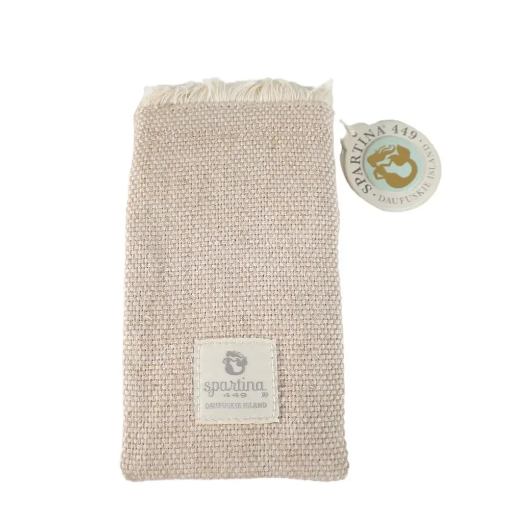 Spartina 449 Canvas Embroidered Sunglass Case - Callawassie Pineapple - NWT